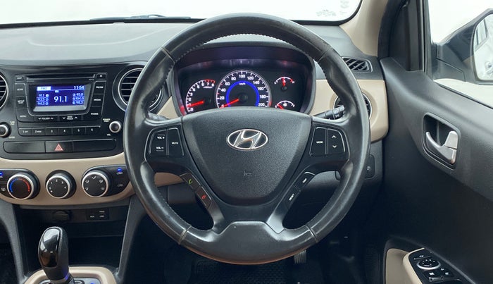 2016 Hyundai Grand i10 ASTA AT 1.2 KAPPA VTVT, Petrol, Automatic, 91,264 km, Steering Wheel Close Up