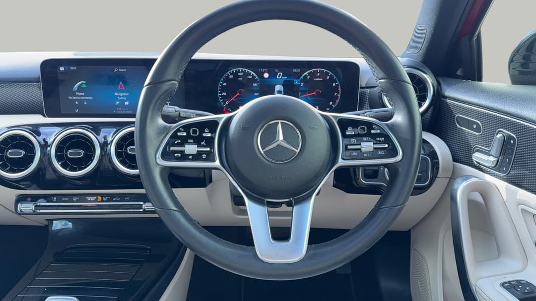 2018 Mercedes-benz A200 A200, Automatic, 76452 km, Steering Wheel Close-up