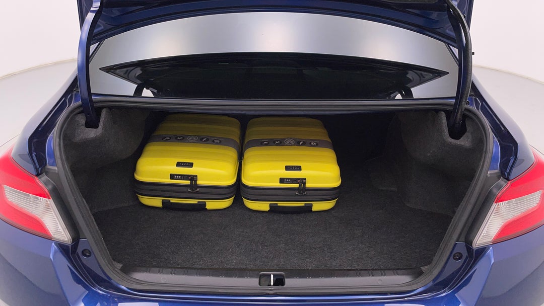 Boot Inside View with Luggage