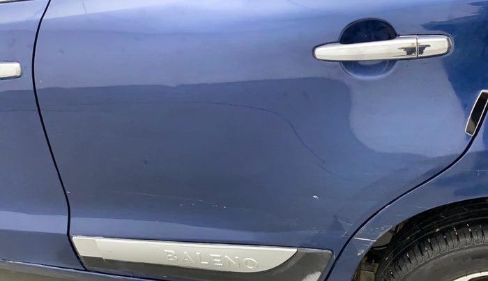 2019 Maruti Baleno ALPHA PETROL 1.2, Petrol, Manual, 90,522 km, Rear left door - Minor scratches