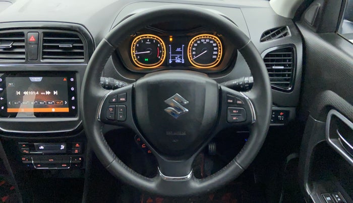 2022 Maruti BREZZA ZXI + SMART HYBRID, Petrol, Manual, 1,330 km, Steering Wheel Close Up