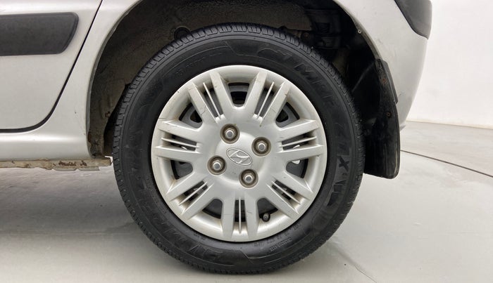 2010 Hyundai Santro Xing GLS, Petrol, Manual, 95,627 km, Left Rear Wheel