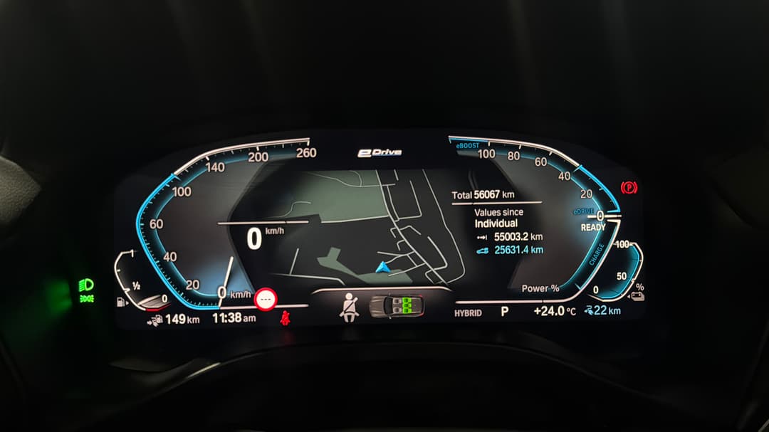 2022 BMW X3 xDrive30e M Sport (hybrid), Automatic, 55003 km, Odometer View