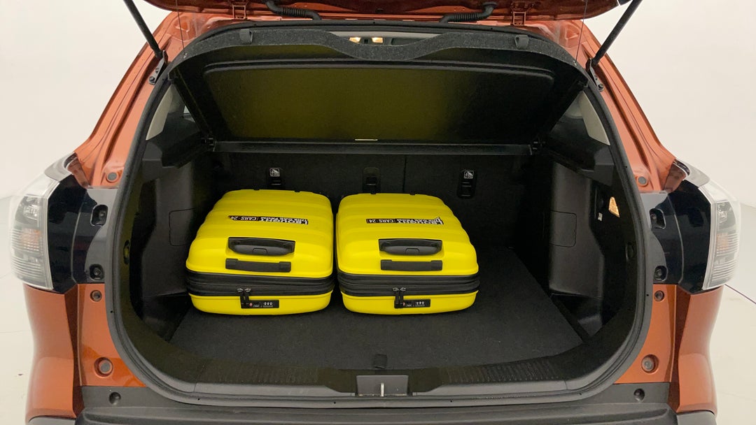 Boot Inside View with Luggage
