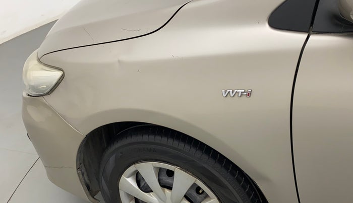 2012 Toyota Corolla Altis J PETROL, Petrol, Manual, 61,916 km, Left fender - Slightly dented