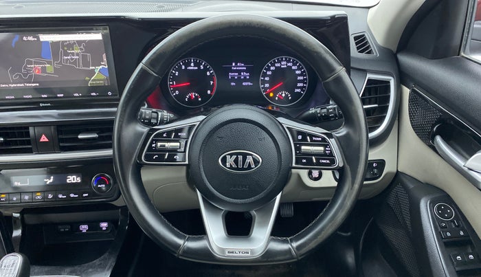 2020 KIA SELTOS HTX 1.5 PETROL, Petrol, Manual, 42,372 km, Steering Wheel Close Up