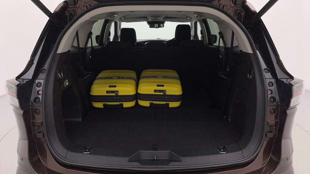 Boot Inside View with Luggage