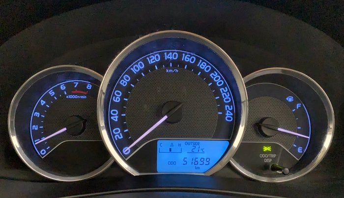 2015 Toyota Corolla Altis JS PETROL, Petrol, Manual, 51,699 km, Odometer Image