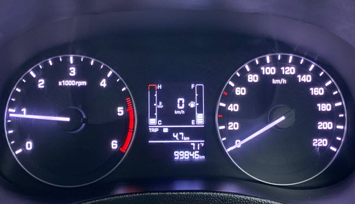 2018 Hyundai Creta 1.6 SX CRDI, Diesel, Manual, 1,00,176 km, Odometer Image