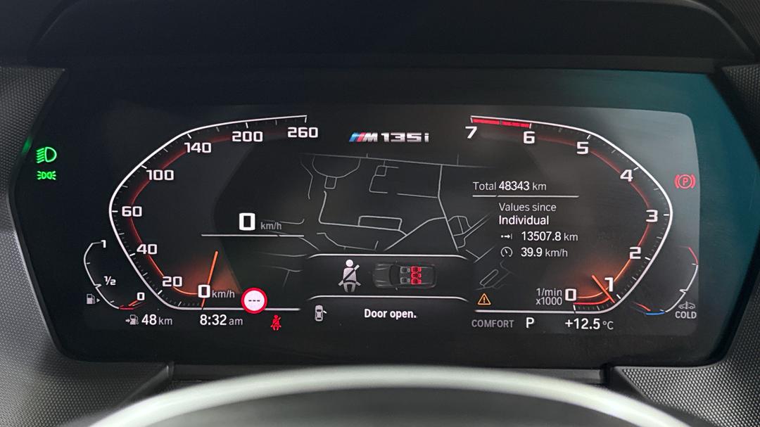 2022 BMW 1 M135i xDrive, Automatic, 48343 km, Odometer View