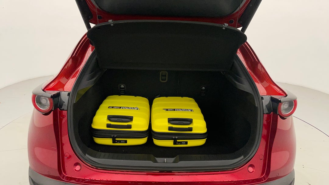 Boot Inside View with Luggage