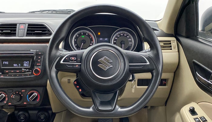 2018 Maruti Dzire VXI AMT, Petrol, Automatic, 9,290 km, Steering Wheel Close Up
