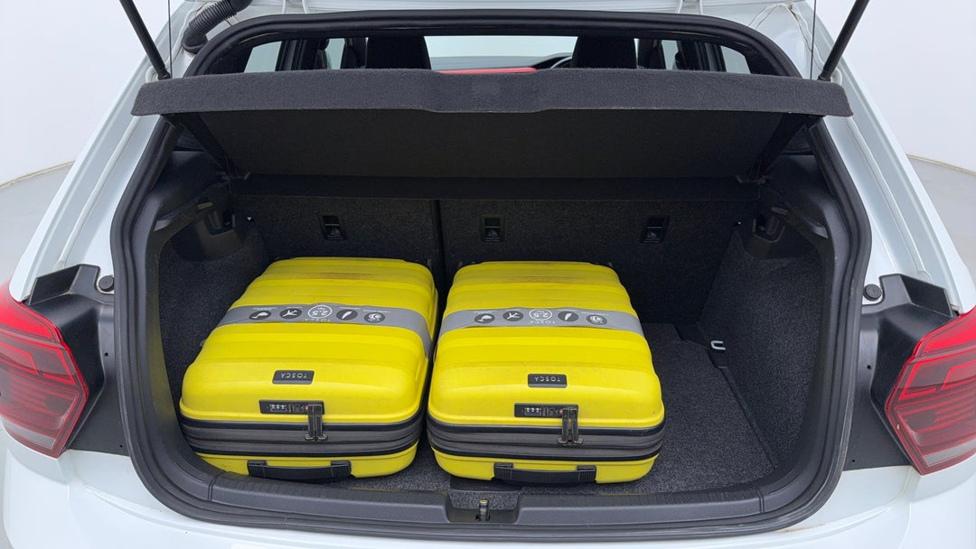 Boot Inside View with Luggage