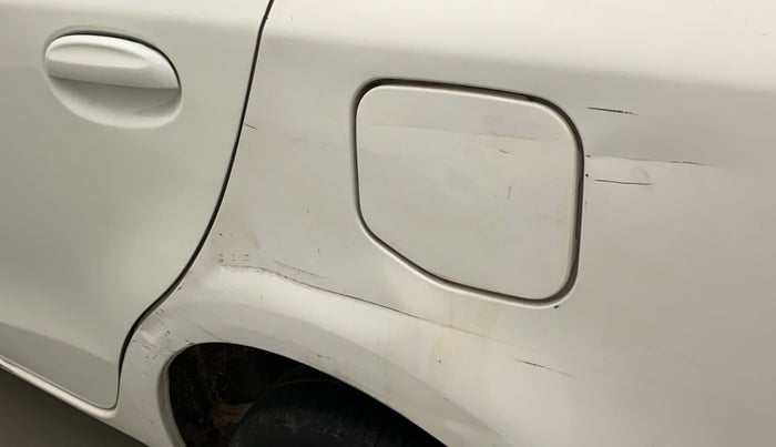 2011 Toyota Etios G, Petrol, Manual, 55,790 km, Left quarter panel - Slightly dented