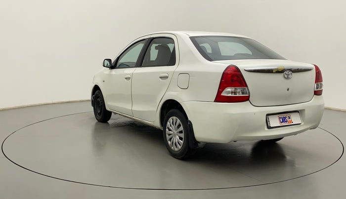 2011 Toyota Etios G, Petrol, Manual, 55,790 km, Left Back Diagonal