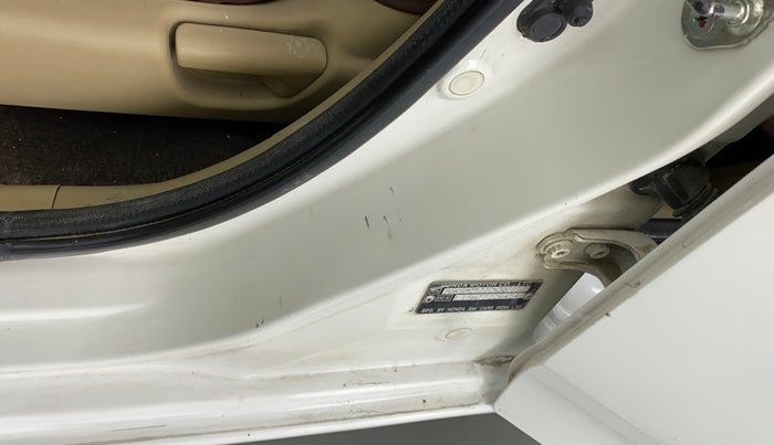 2012 Honda City S MT PETROL, Petrol, Manual, 62,560 km, Left B pillar - Minor scratches