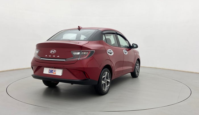 2020 Hyundai AURA SX PLUS 1.2 AMT, Petrol, Automatic, 66,670 km, Right Back Diagonal