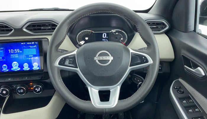 2021 Nissan MAGNITE XL Turbo MT, Petrol, Manual, 5,306 km, Steering Wheel Close Up