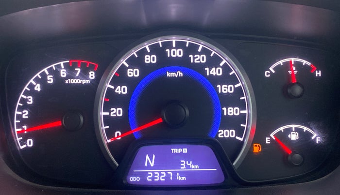 2017 Hyundai Grand i10 SPORTZ (O) AT 1.2 KAPPA VTVT, Petrol, Automatic, 23,270 km, Odometer Image