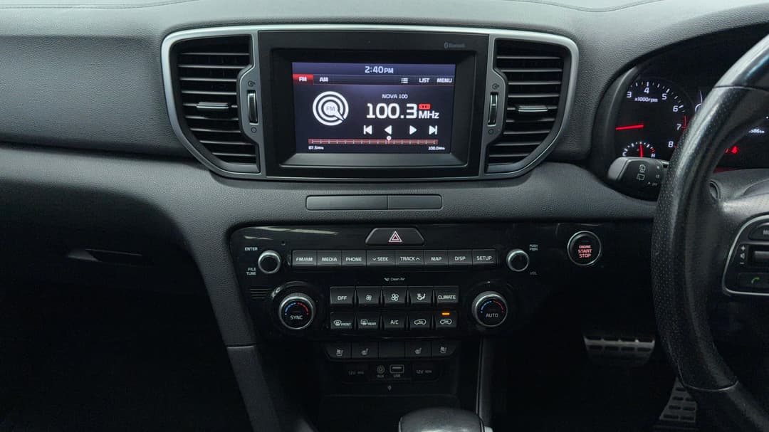 2017 Kia Sportage Gt-line (AWD), Automatic, 110586 km, Center Console