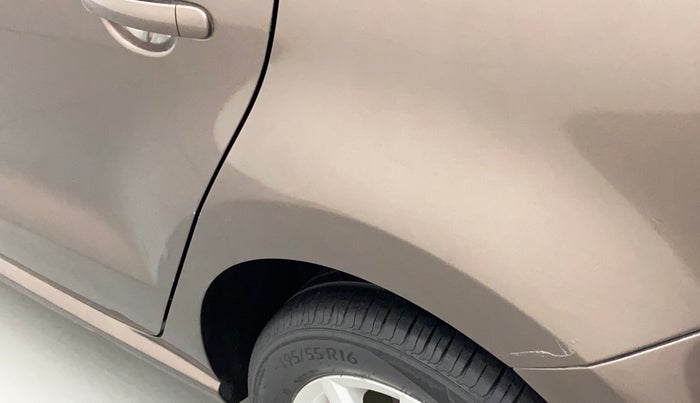 2018 Volkswagen Polo HIGHLINE PLUS 1.2(16 ALLOY, Petrol, Manual, 80,489 km, Left quarter panel - Paint has minor damage