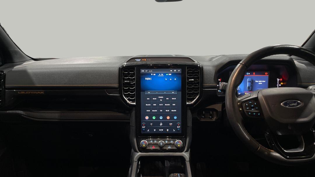 2023 Ford Ranger Wildtrak 2.0 (4x4), Automatic, 37559 km, Dashboard View