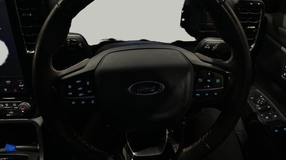 2023 Ford Ranger Wildtrak 2.0 (4x4), Automatic, 37559 km, Steering Wheel Close-up