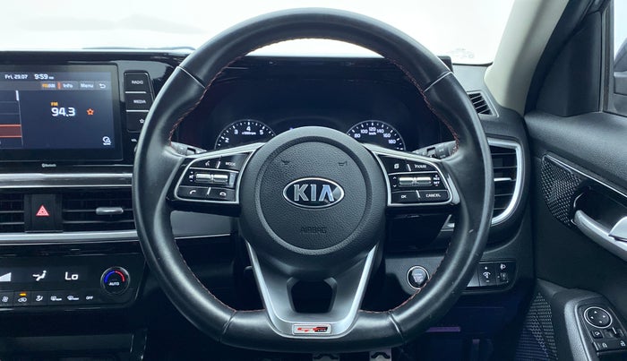 2019 KIA SELTOS GTK 1.4 GDI PETROL, Petrol, Manual, 25,489 km, Steering Wheel Close Up