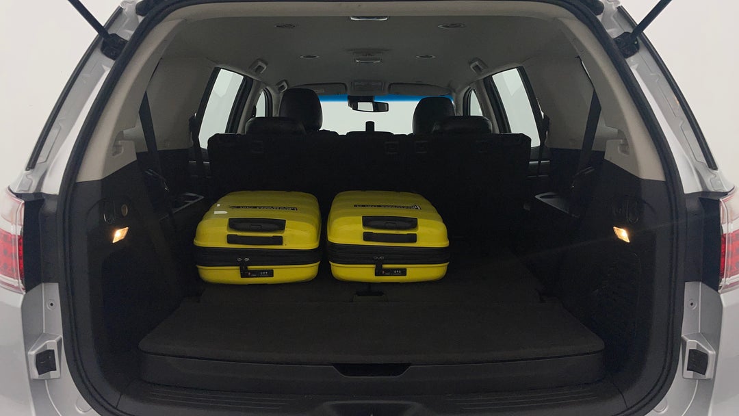 Boot Inside View with Luggage