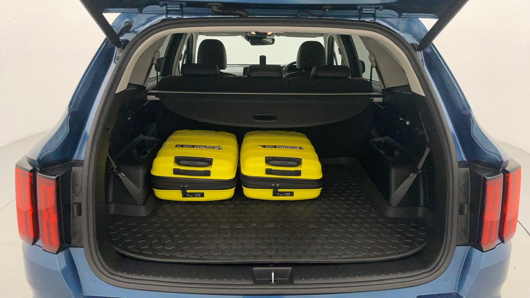 Boot Inside View with Luggage