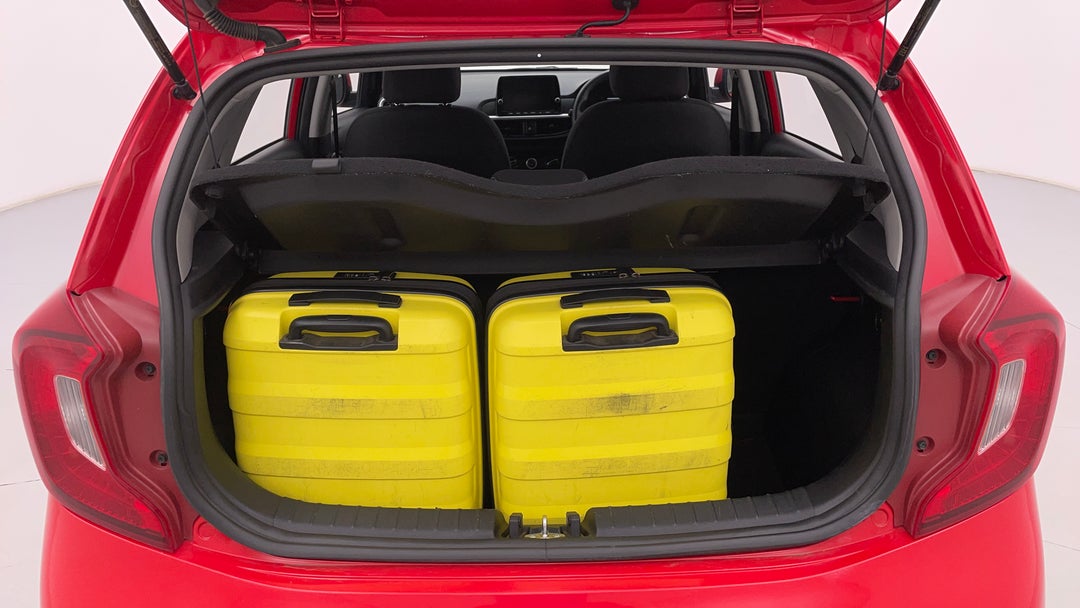 Boot Inside View with Luggage