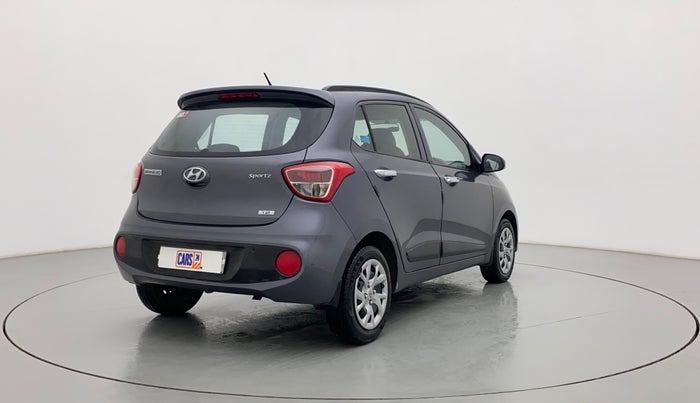 2019 Hyundai Grand i10 SPORTZ 1.2 KAPPA VTVT, Petrol, Manual, 63,238 km, Right Back Diagonal