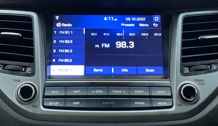 2018 Hyundai Tucson 2WD AT GL PETROL , Petrol, Automatic, 33,253 km, Infotainment System