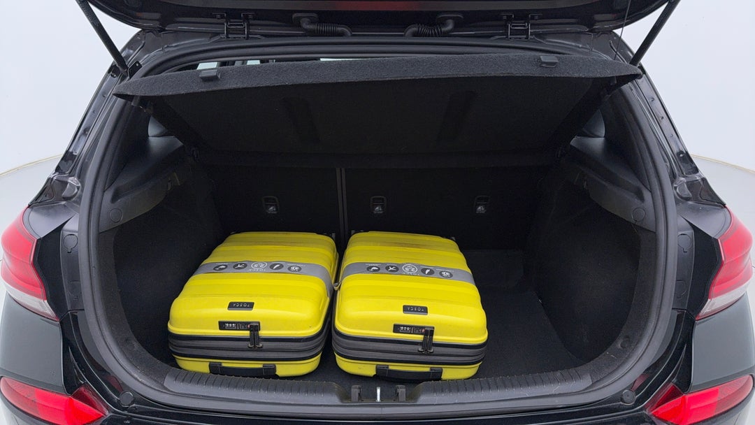 Boot Inside View with Luggage