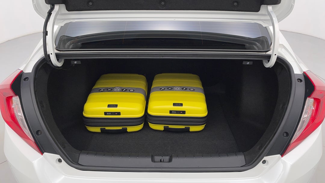 Boot Inside View with Luggage