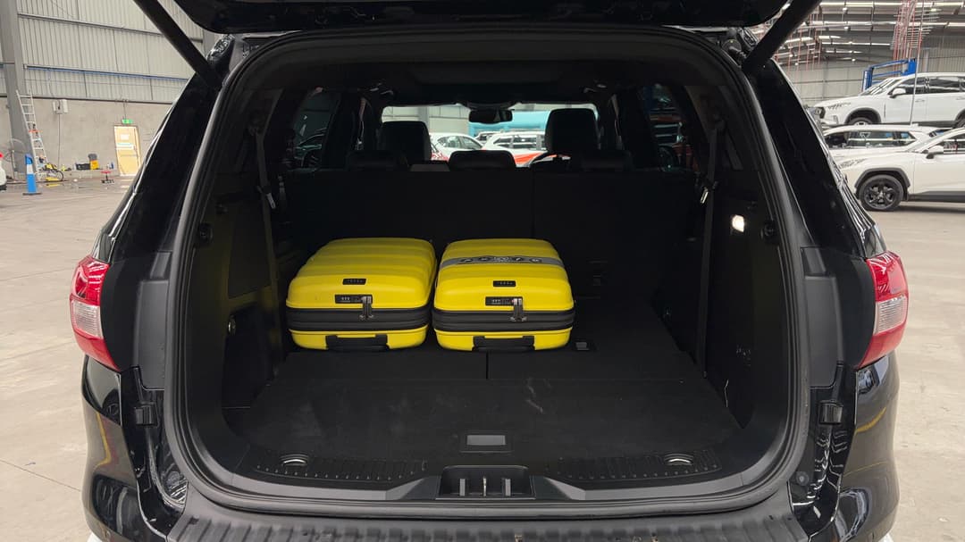 2020 Ford Everest Titanium (4WD 7 Seat), Automatic, 116260 km, Boot Inside View with Luggage
