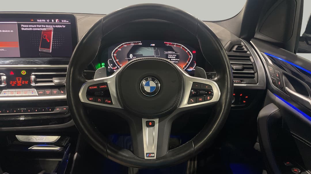 2022 BMW X3 xDrive30i M Sport, Automatic, 61402 km, Steering Wheel Close-up