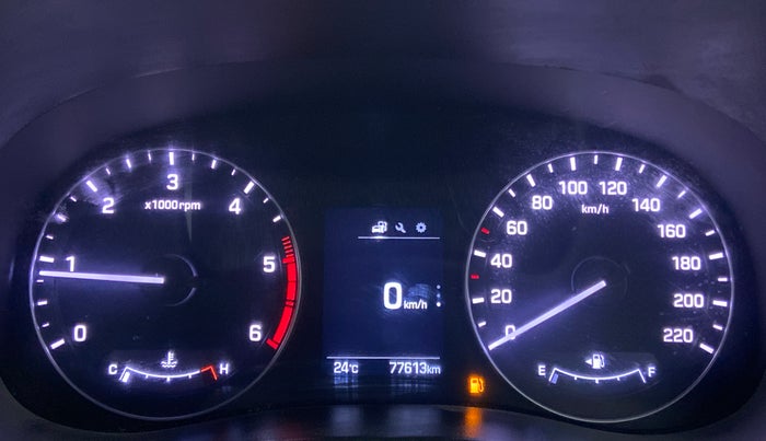 2017 Hyundai Creta SX (O) 1.6 DIESEL, Diesel, Manual, 77,685 km, Odometer Image