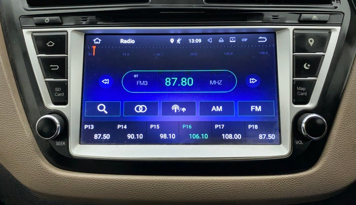 2017 Hyundai Elite i20 SPORTZ 1.2, Petrol, Manual, 43,456 km, Infotainment System
