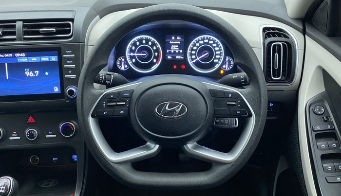 2022 Hyundai Creta EX 1.5 PETROL, Petrol, Manual, 19,131 km, Steering Wheel Close Up