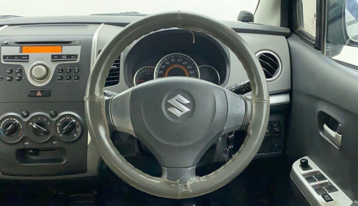 2011 Maruti Wagon R 1.0 VXI, Petrol, Manual, 59,832 km, Steering Wheel Close Up