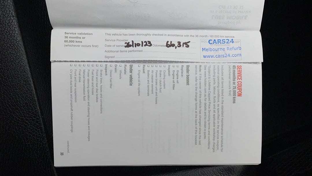 2016 Holden Captiva 7 Ltz (awd), Automatic, 66316 km, Service History