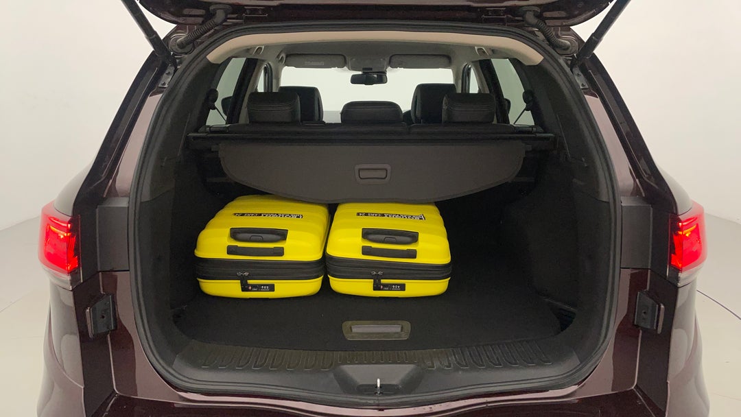Boot Inside View with Luggage