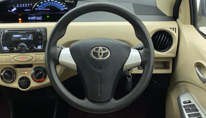 2017 Toyota Etios V PLATINUM, Petrol, Manual, 15,773 km, Steering Wheel Close Up