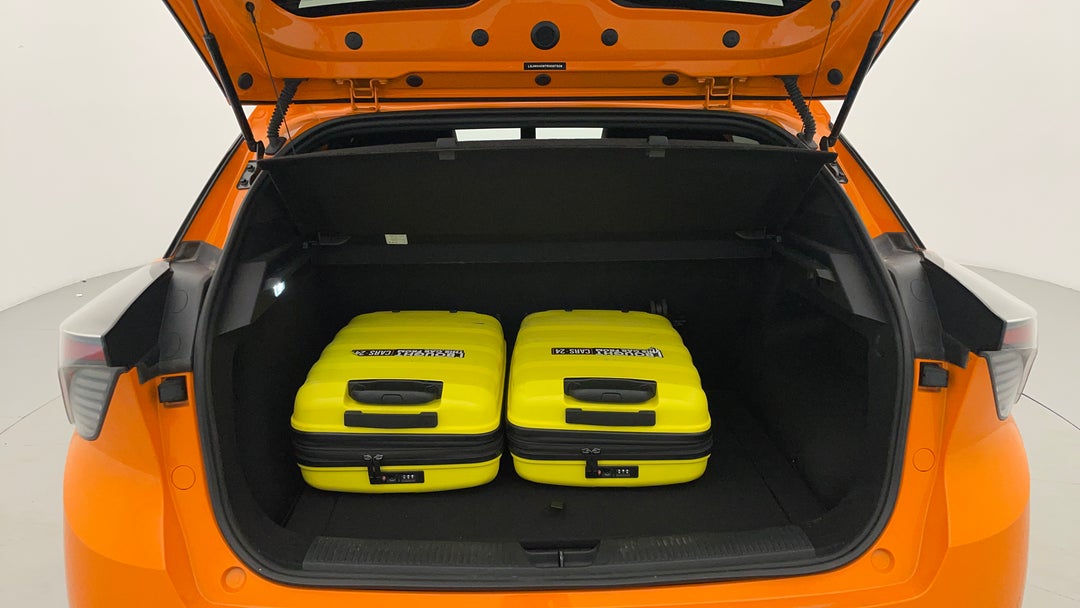 Boot Inside View with Luggage