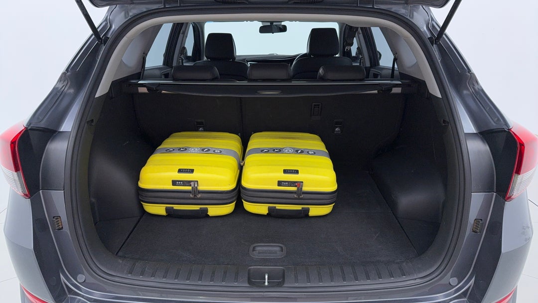 Boot Inside View with Luggage