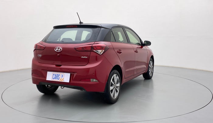 2017 Hyundai Elite i20 ASTA 1.2 DUAL TONE, Petrol, Manual, 76,411 km, Right Back Diagonal