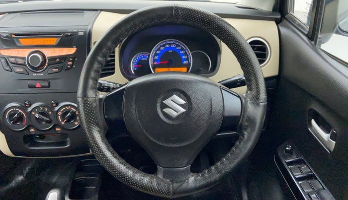 2017 Maruti Wagon R 1.0 VXI AMT, Petrol, Automatic, 61,081 km, Steering Wheel Close Up