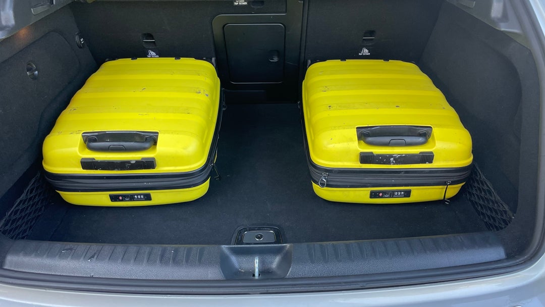 Boot Inside View with Luggage