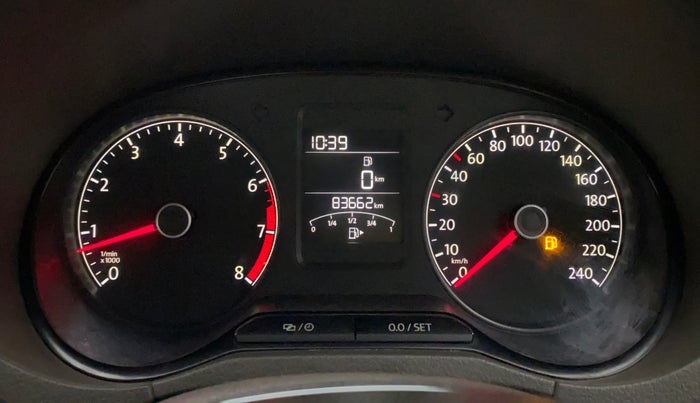 2016 Volkswagen Vento HIGHLINE 1.6 MPI, Petrol, Manual, 83,662 km, Odometer Image